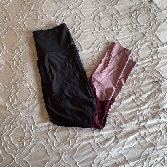 NWOT PINK Victoria's Secret Ultimate High Waisted Tri-colored Legging - Picture 3 of 7